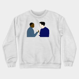 sam and bucky a friend in common Crewneck Sweatshirt